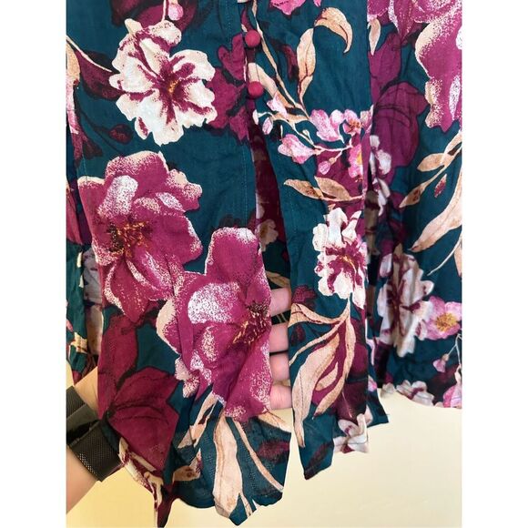 Band of the free Pink and Green Floral Skirt Size Small New - Picture 2 of 5